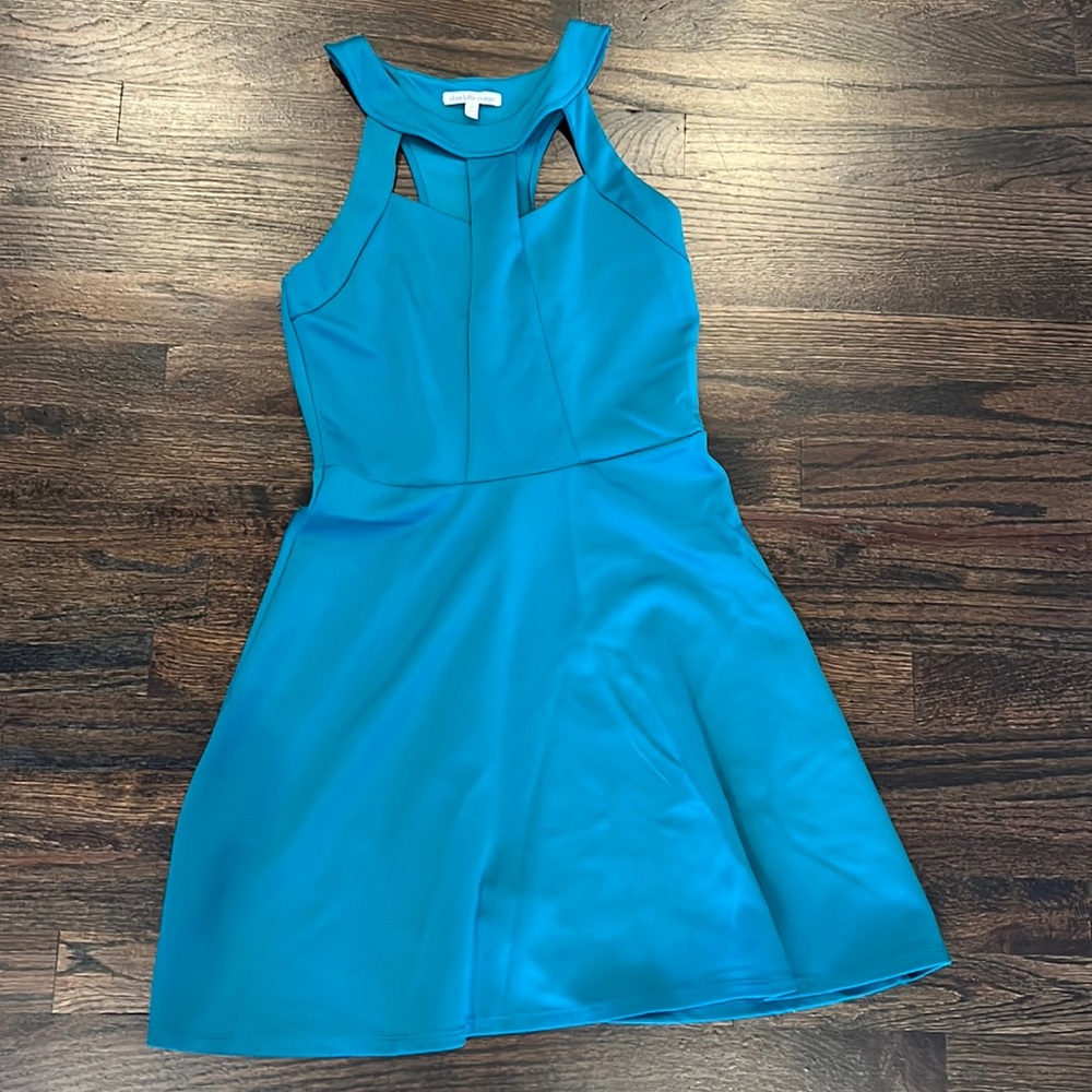 Green cutout dress
